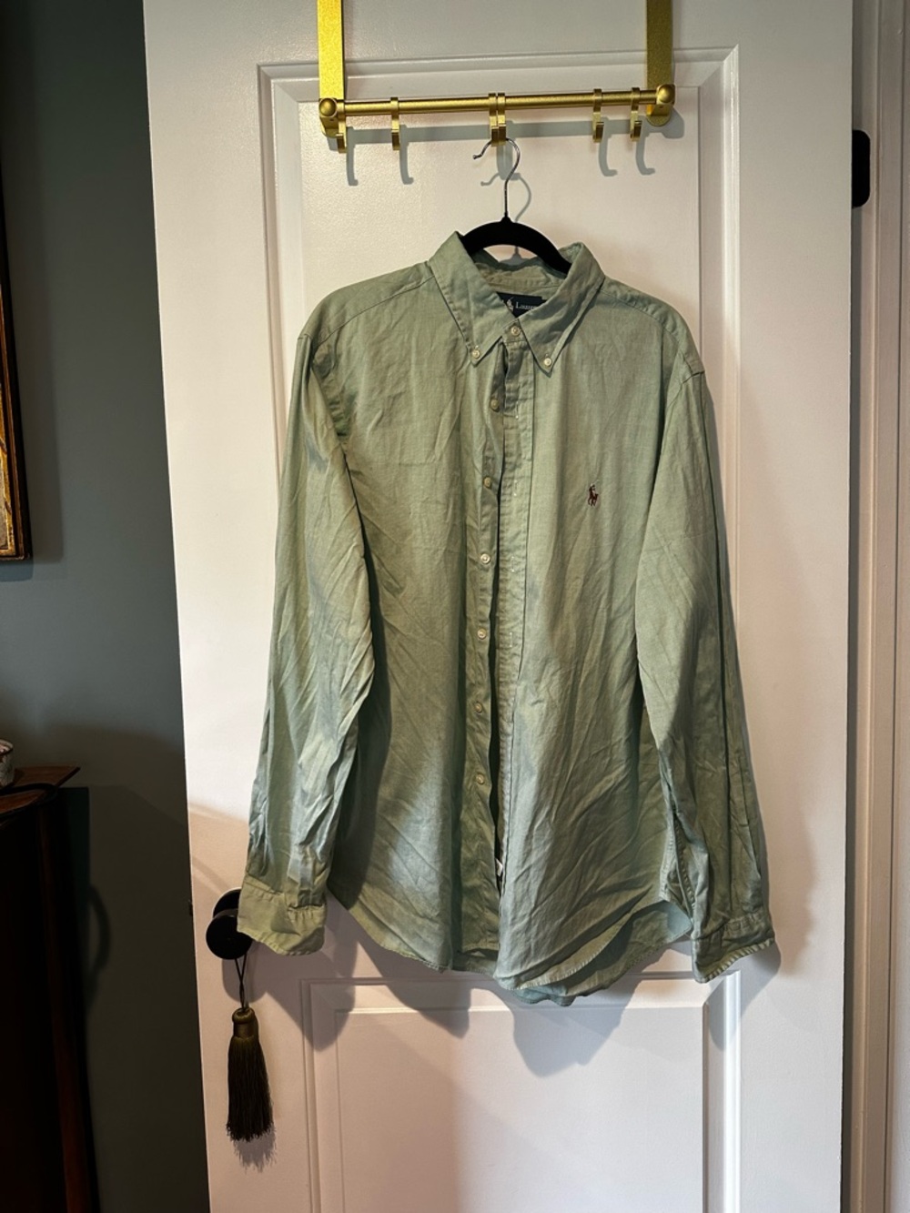Ralph Lauren Classic Fit Long Sleeve Collared Button Down Shirt - 17 36/37